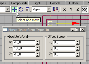 Move Transform Type-In